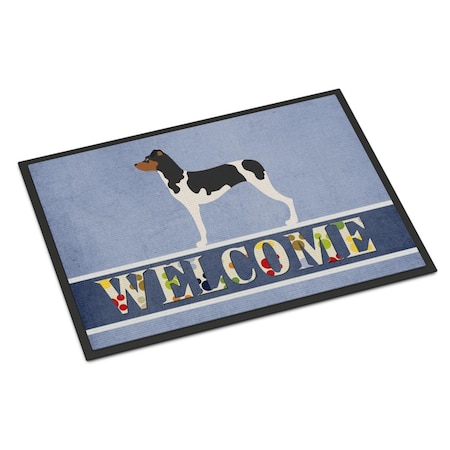 Carolines Treasures Brazilian Terrier Welcome Indoor or Outdoor Mat - 24 x 36 in. BB8315JMAT